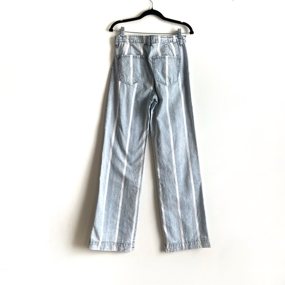 KanCan Striped McKenzie Mid-Rise 90's Flare Wide Leg Jean's Size 27 - Picture 3 of 11